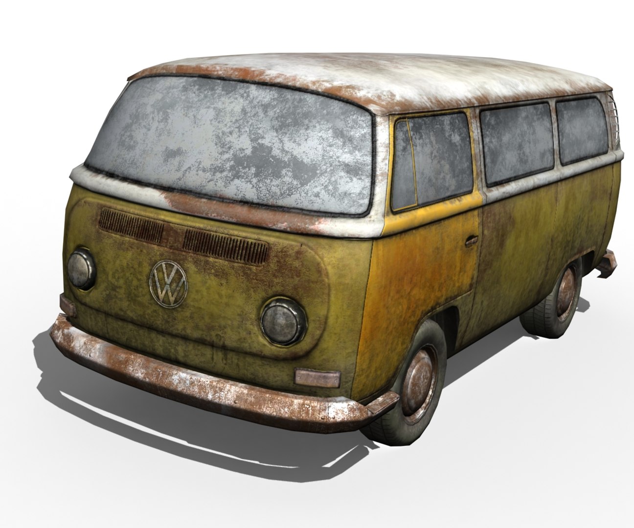 3d Model Volkswagen Microbus