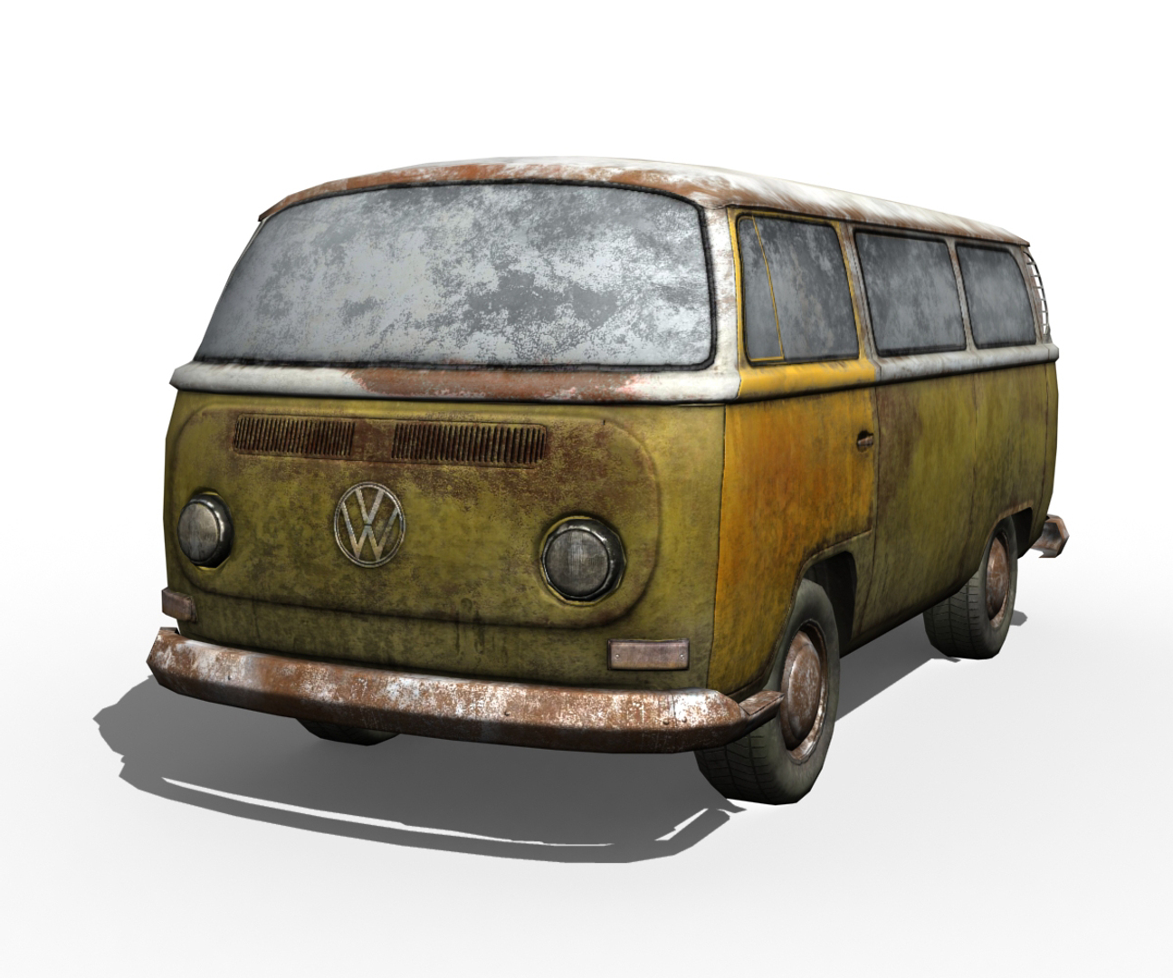 3d Model Volkswagen Microbus