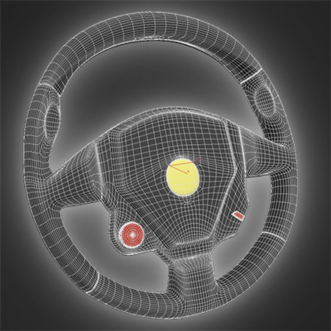 3d max steering wheel resolution
