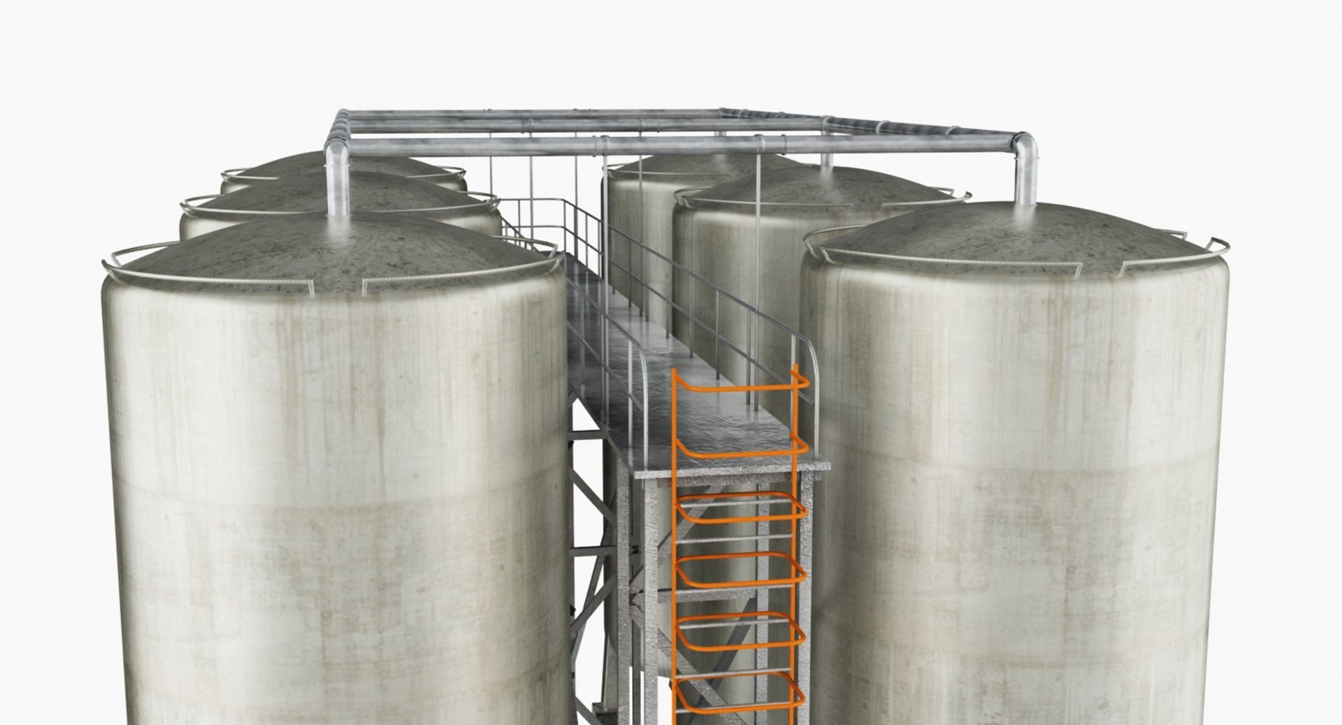 Oil Storage Tank 3D Model - TurboSquid 1342151