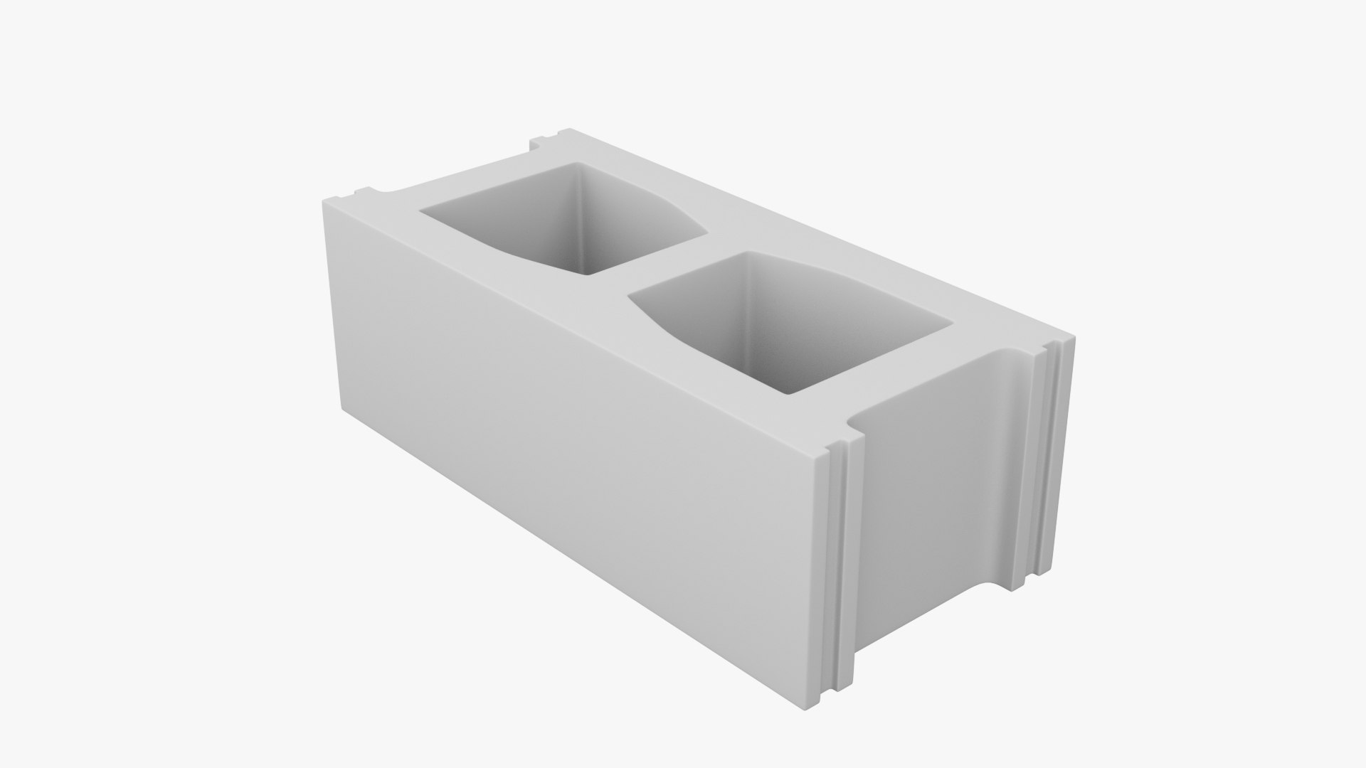 Hollow Cinder Block 4 3d Model - Turbosquid 2063591