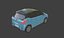 kolekcja 20 samochodów low poly