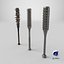 Armes de type batte de baseball - Métal - Lot