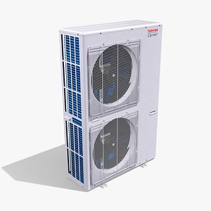 Single-phase Toshiba Carrier VRF Heat Pump Outdoor Unit 3D model