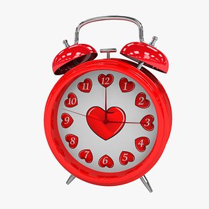 alarm-clock valentine s 3d model