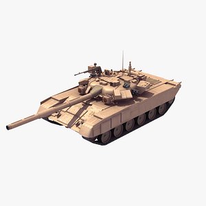 t90a battle tank 3d model