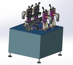 Pick and Place Automation Machine 3D CAD Model