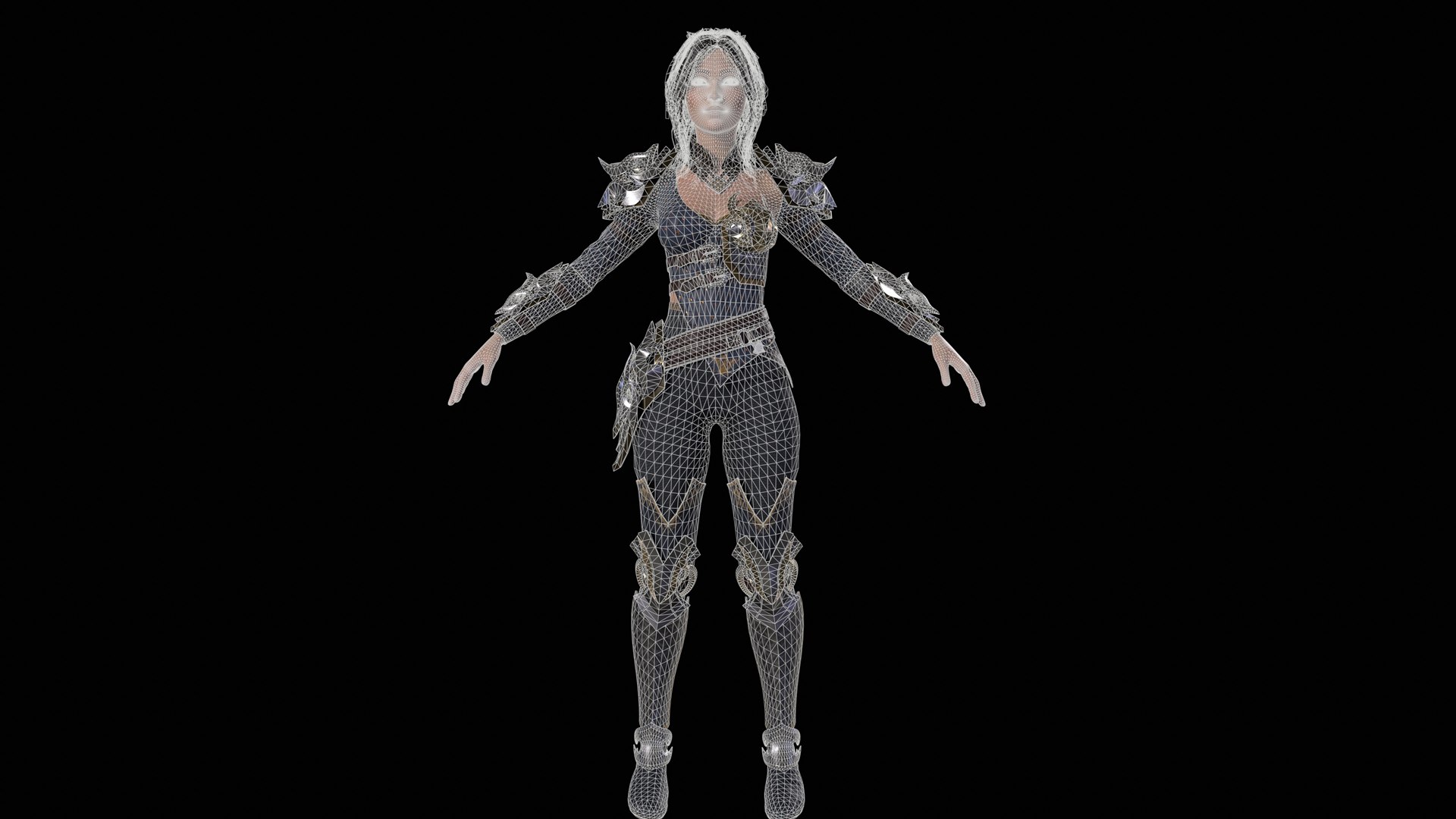 Woman Warrior 3d Model Turbosquid 1935685