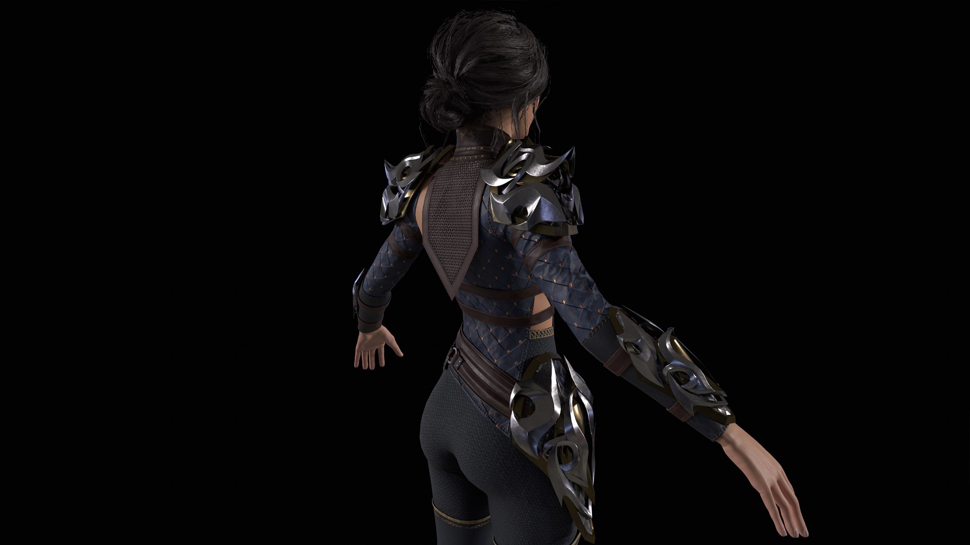 Woman Warrior 3d Model Turbosquid 1935685