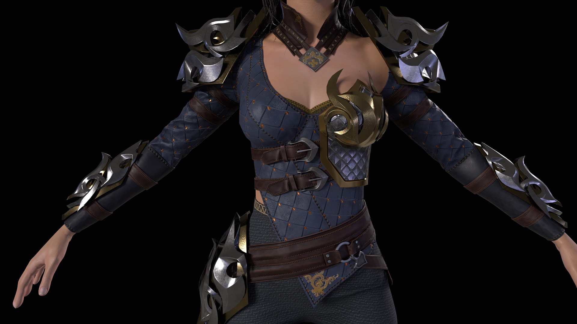 Woman Warrior 3d Model Turbosquid 1935685