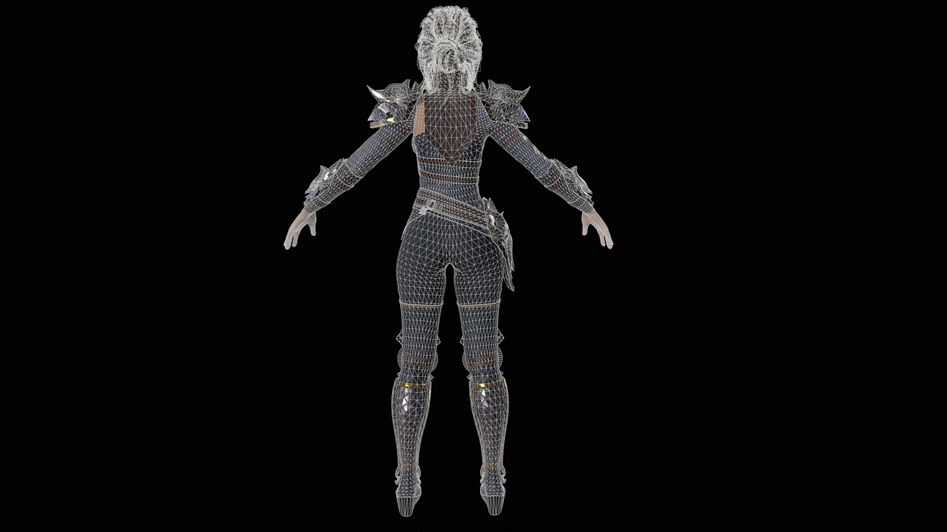 Woman Warrior 3d Model Turbosquid 1935685