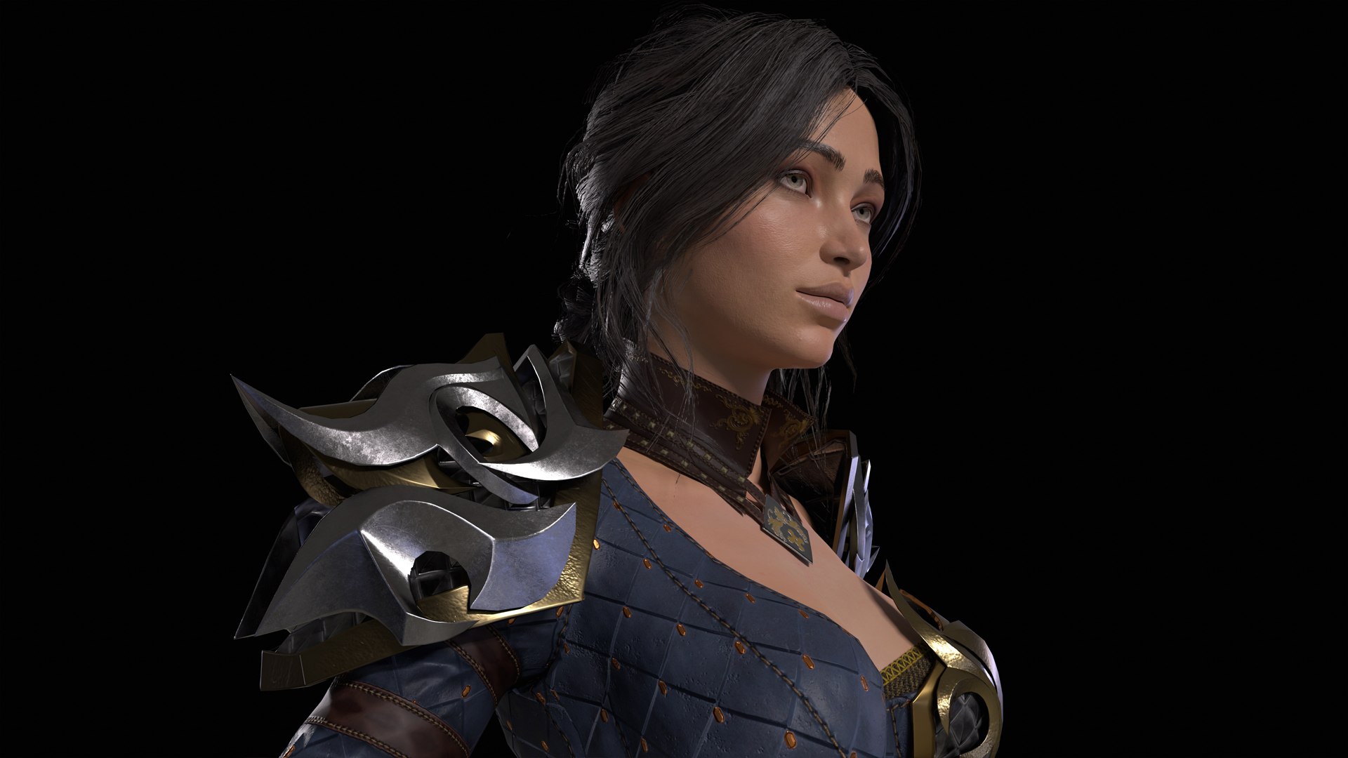 Woman Warrior 3d Model Turbosquid 1935685