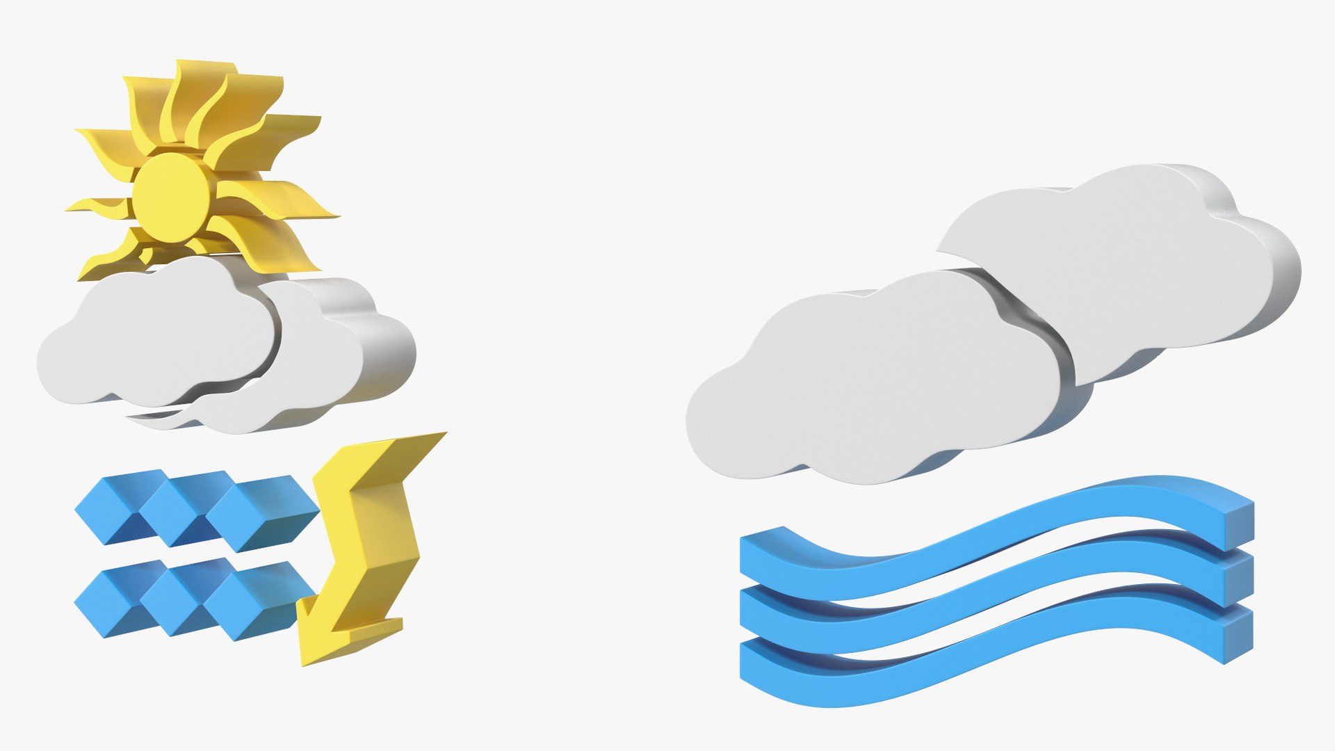 3D Model Meteorology Symbols Set - TurboSquid 2083869