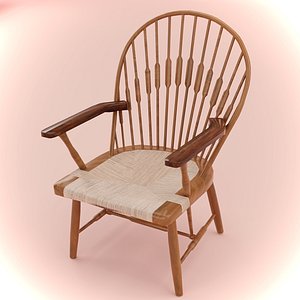 3D peacock chair