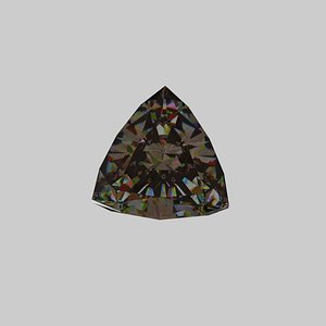 3D Trillion Cut Diamond