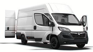 3D model Vauxhall Movano Van L4H3 HQ Interior 2023