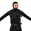 diver rigged 3d model