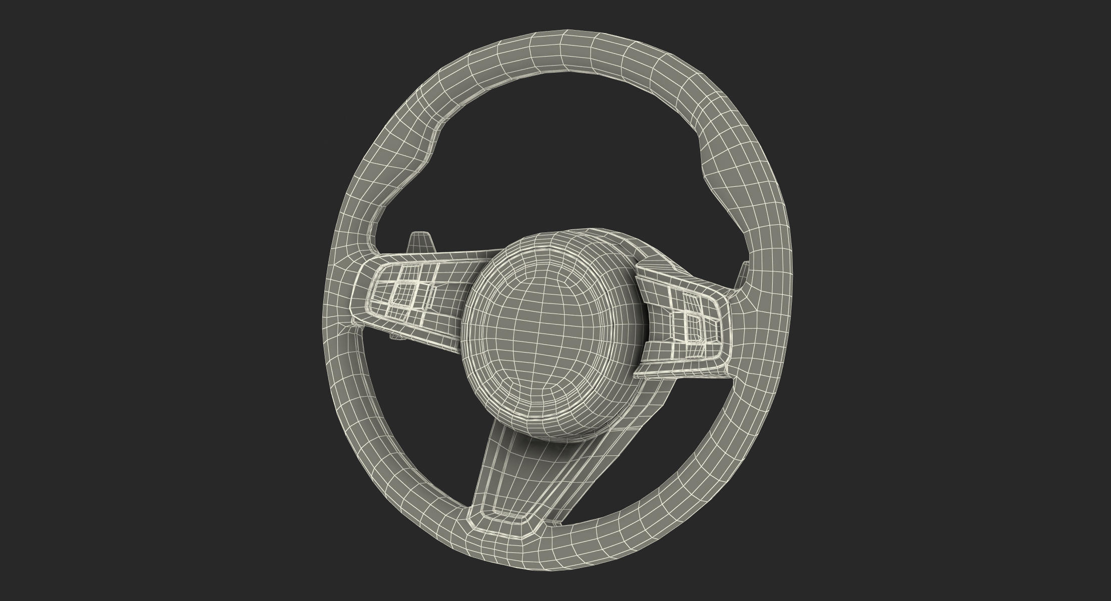 3D steering wheel airbag animation - TurboSquid 1492083