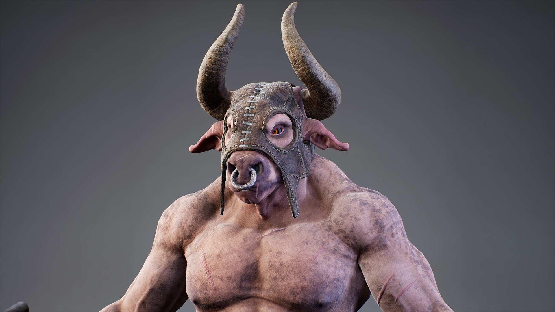 Armored Minotaur 3D Model - TurboSquid 1796906