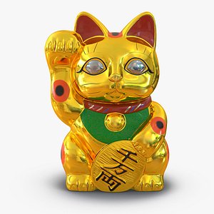 Maneki Neko 3 Golden