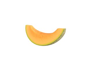 sliced melon 3D model