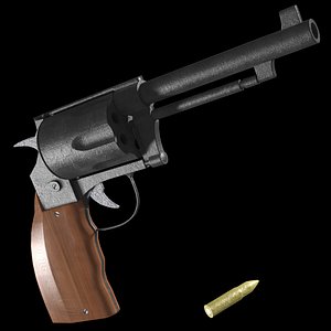 3D Revolver Gun