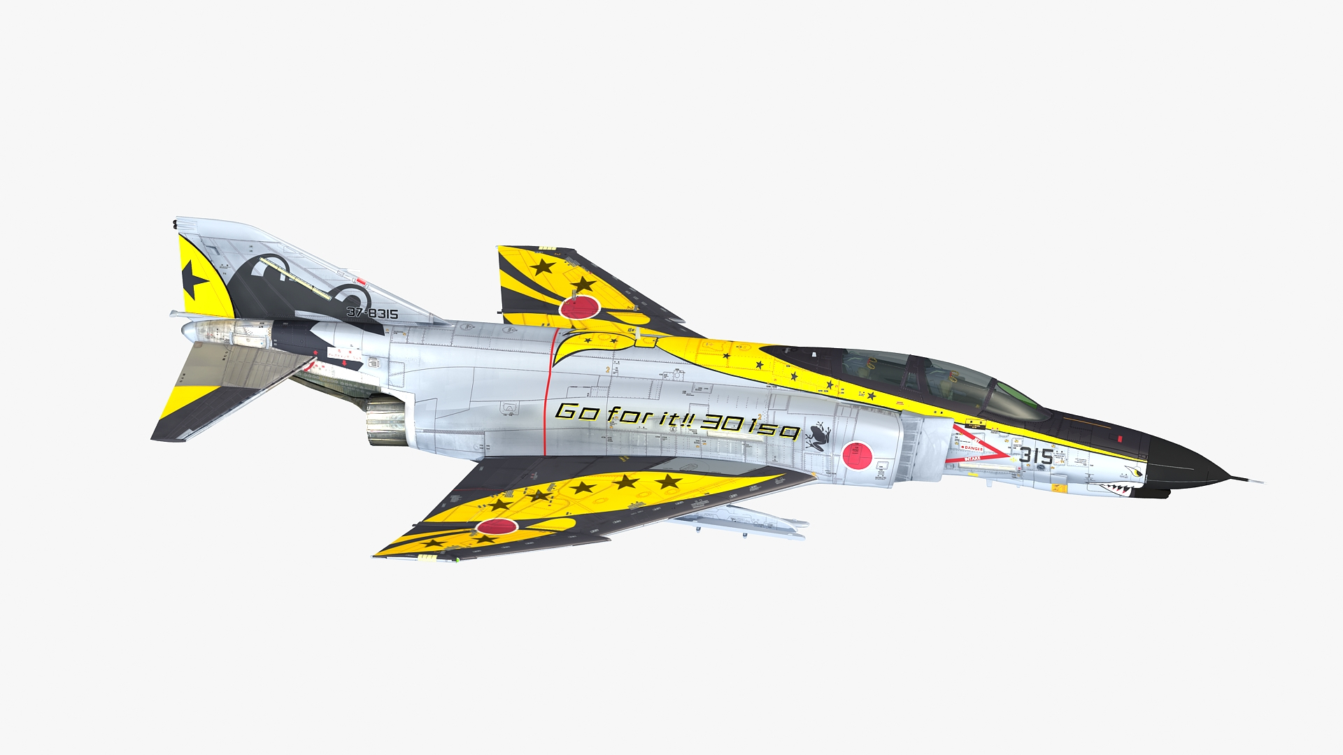 F-4EJ Kai Phantom II 37-8315 301 Squadron JASDF Model - TurboSquid