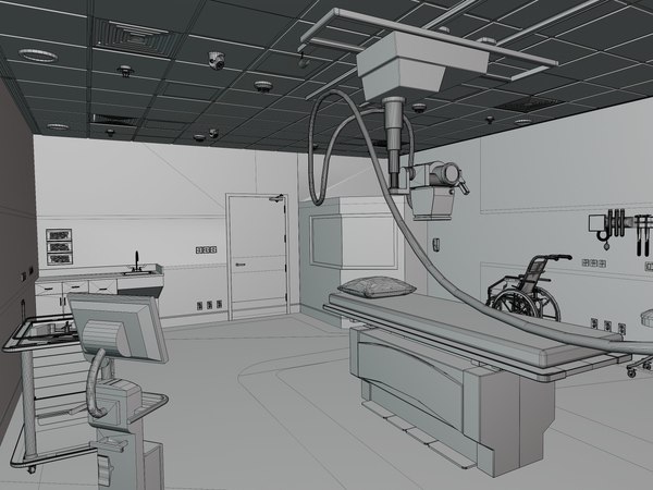 3D Doctors Office-X-ray Room - TurboSquid 1745286