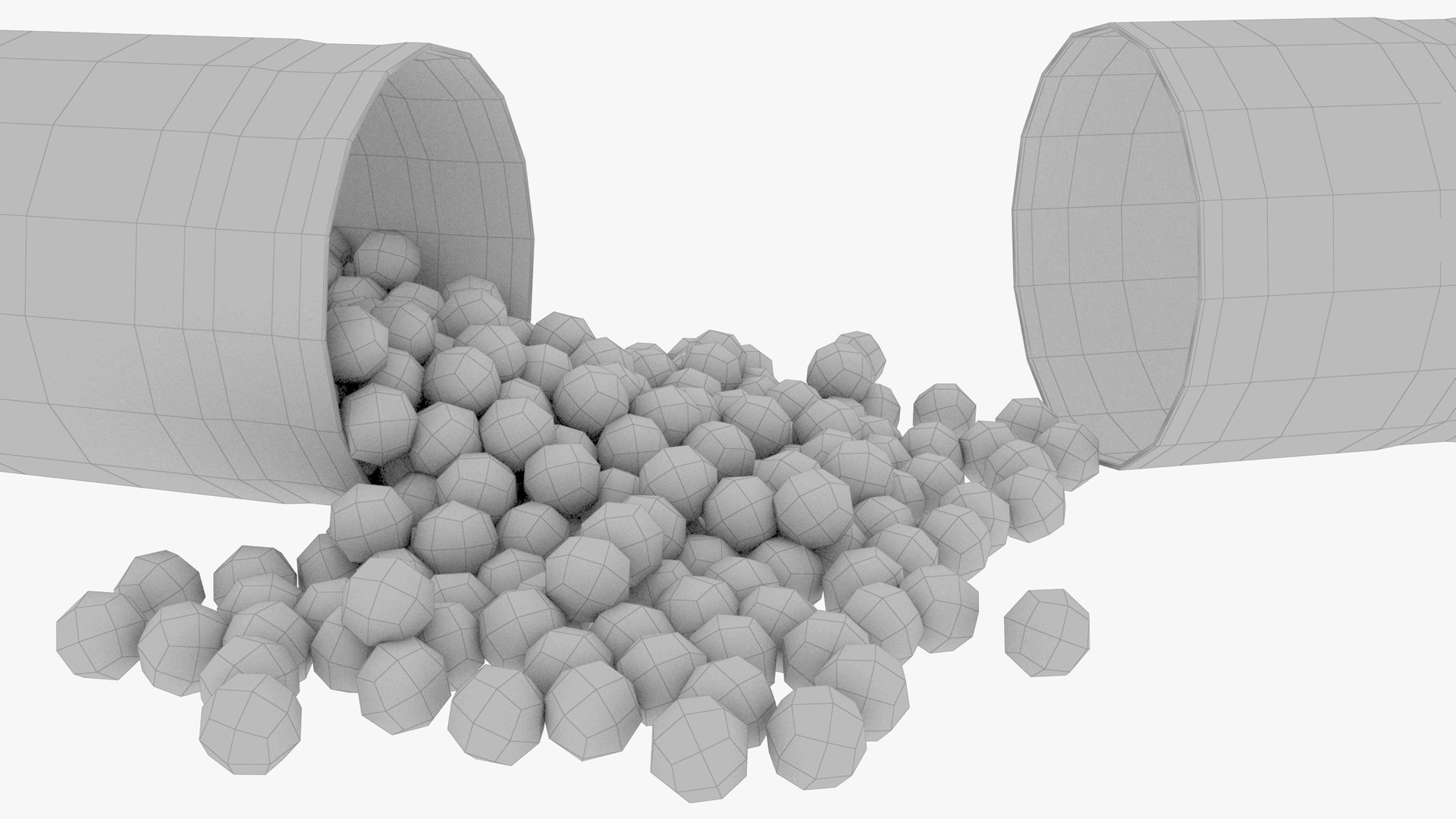 Opened Capsule 3D Model - TurboSquid 1553798