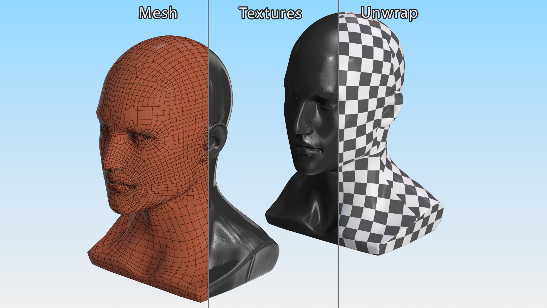 Black Male Mannequin Head 3D model https://p.turbosquid.com/ts-thumb/Hu/iQqFM9/0i/blackmalemannequinhead3dmodel012/jpg/1711915297/1920x1080/fit_q87/ee091028f5dd97632946928cff3d7d06032dbb46/blackmalemannequinhead3dmodel012.jpg