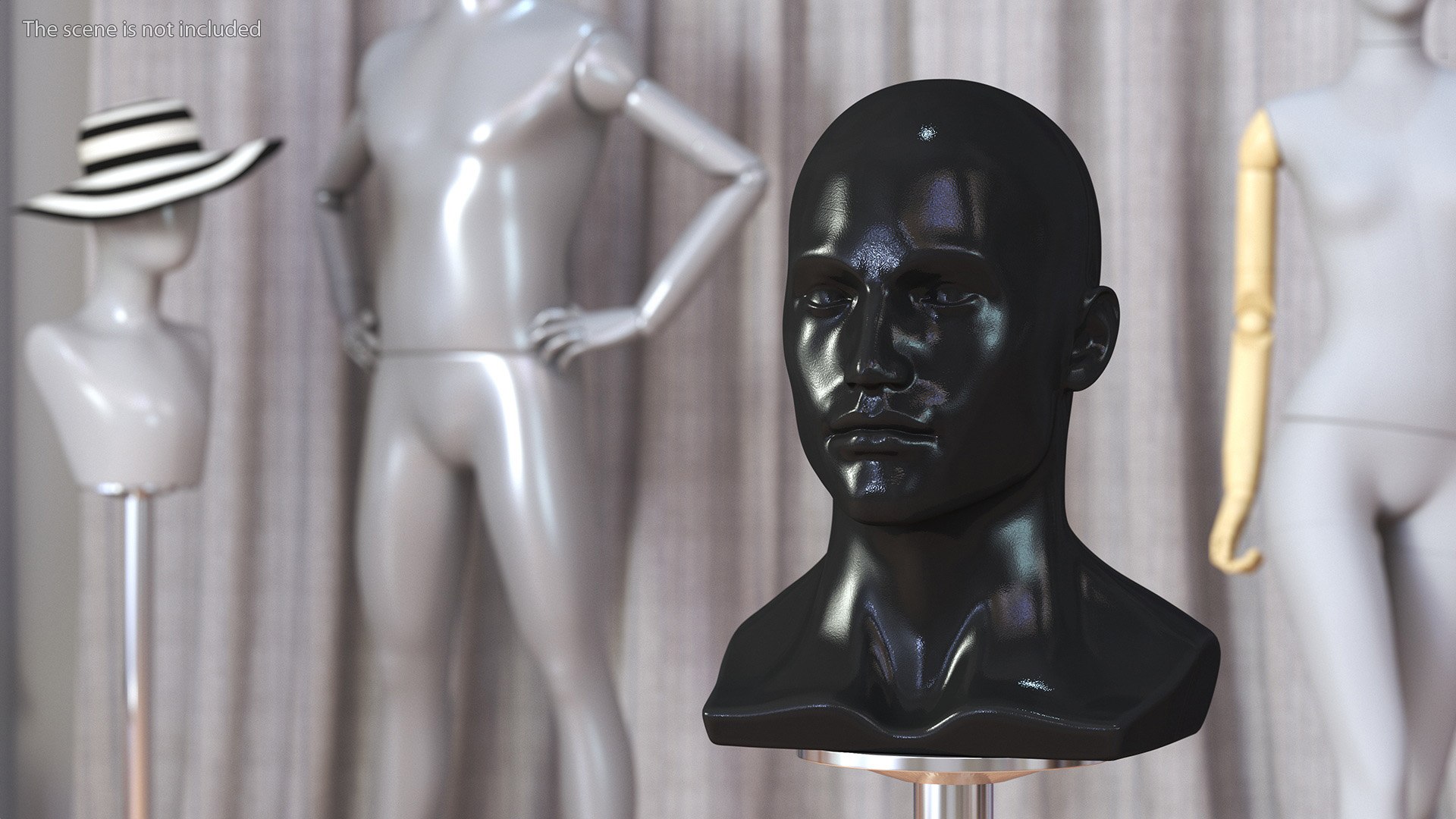 Black Male Mannequin Head 3D model https://p.turbosquid.com/ts-thumb/Hu/iQqFM9/wU/blackmalemannequinhead3dmodel002/jpg/1711915273/1920x1080/fit_q87/cc38623eae36d6f2c47a4f5e7c728a85800b3598/blackmalemannequinhead3dmodel002.jpg