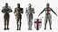 3D Medieval Knight Plates Armor Collection 3 model