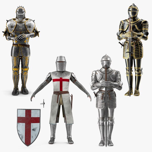 Medieval Knight Plates Armor Collection 3