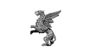 statue horse dragon model