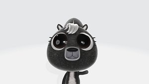 Baby skunk model