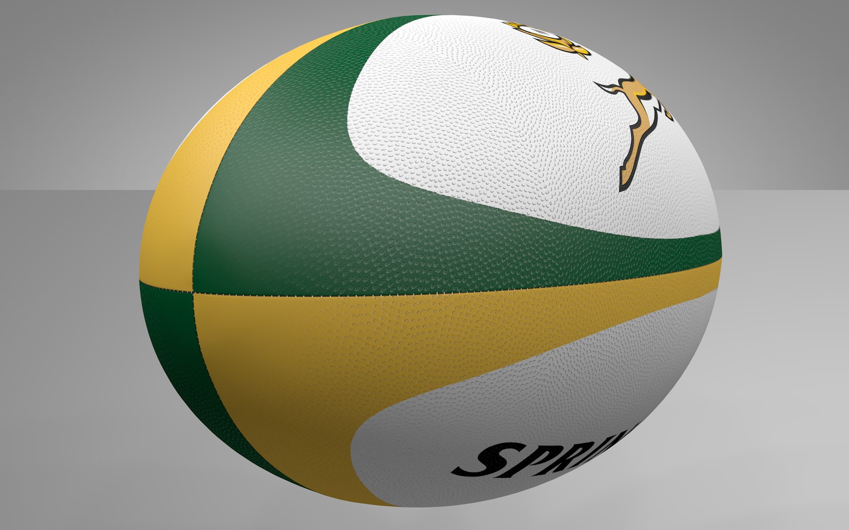 3D Rugby Ball Springbok L1492 Model - TurboSquid 1786682