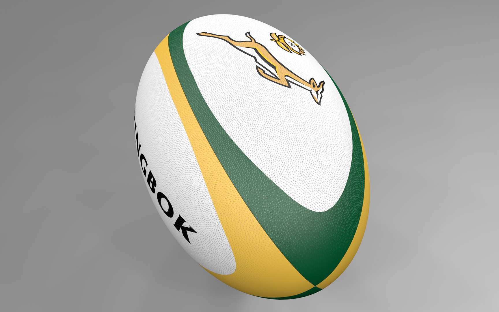 3D Rugby Ball Springbok L1492 Model - TurboSquid 1786682