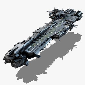 G2 FRIGATE Spacecraft 3D model