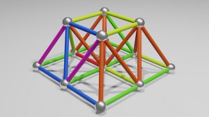 3D 3xPack Crown Maze and Constructor OBJ and BLEND model