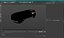 Black Futuristic Urban Flying Car