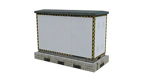 outdoor Pad-Mounted Transformer 3D model