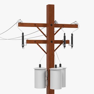 3d model electric line