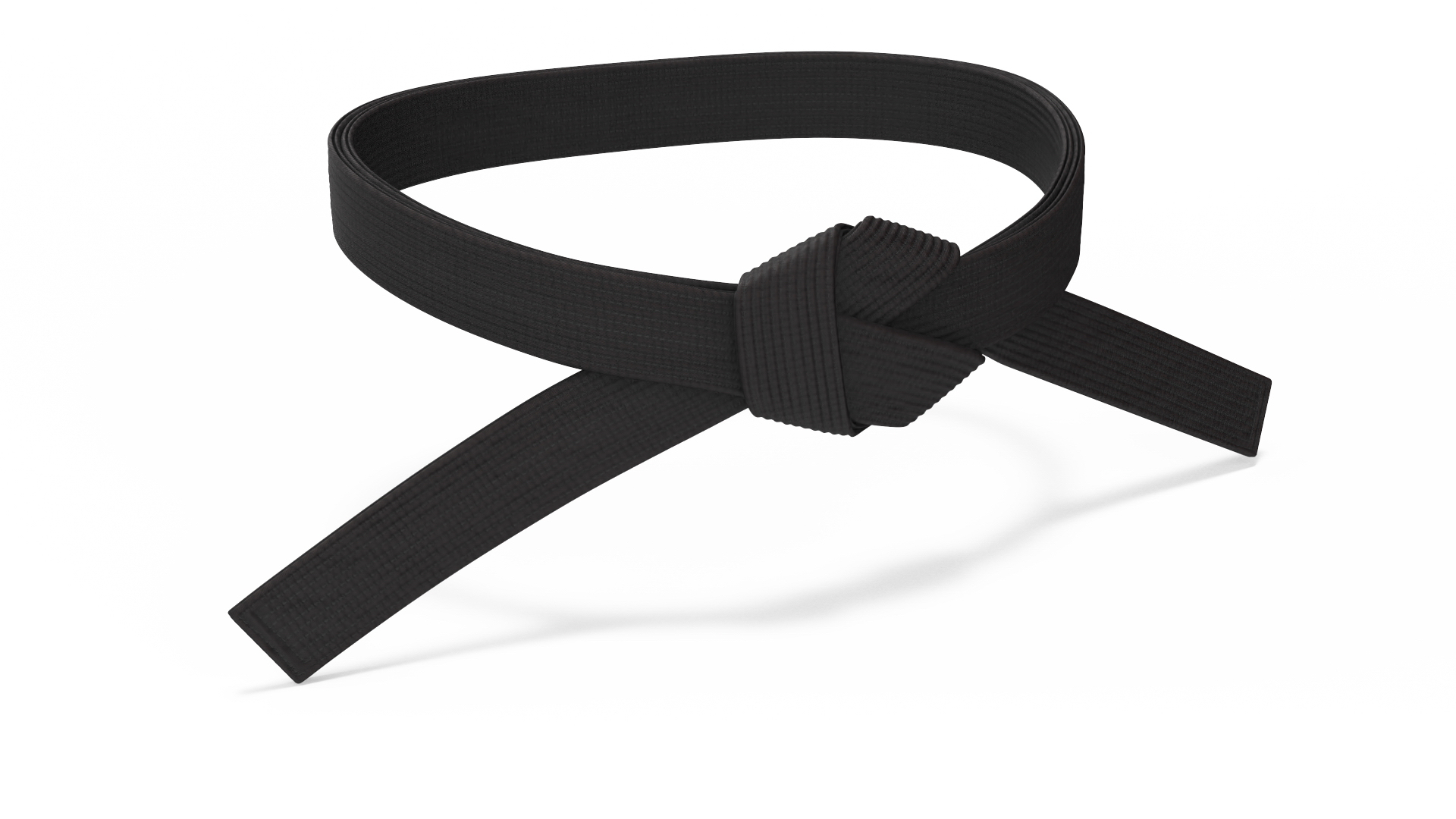 Black Martial Arts Waist Belt 3D Model TurboSquid 2135129