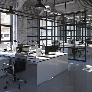 Loft Office Interior 2