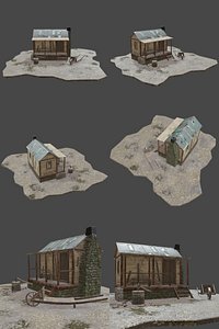 old cottage 3D model