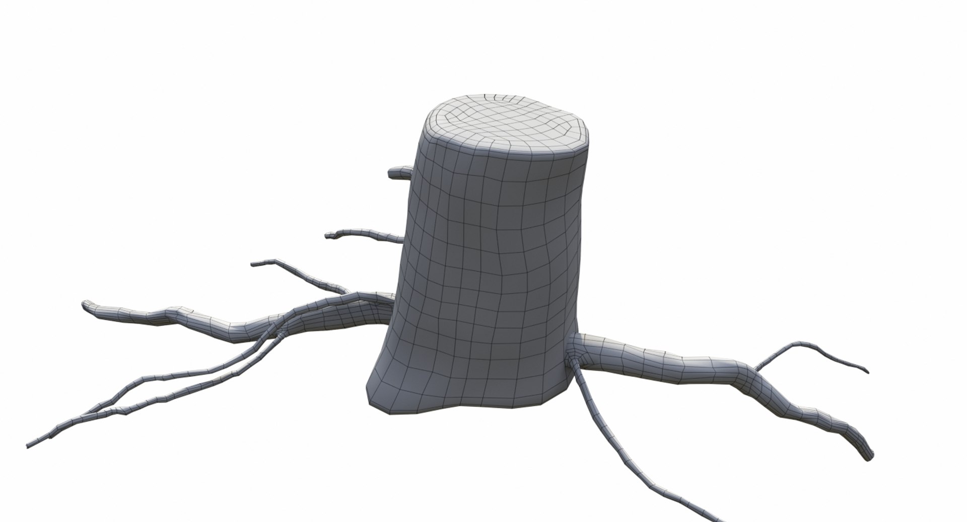 3D Stump Roots - TurboSquid 1418597