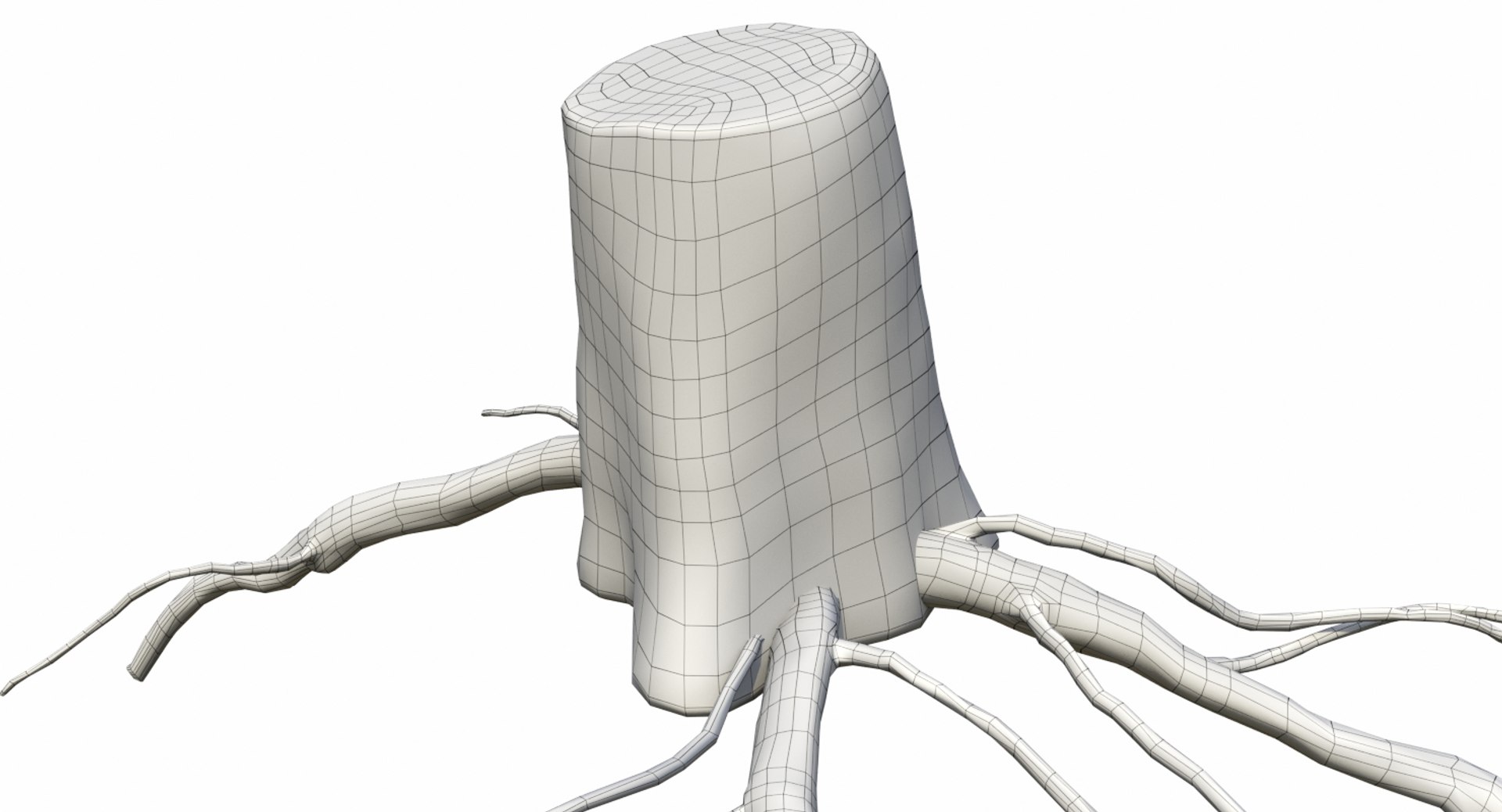 3D Stump Roots - TurboSquid 1418597