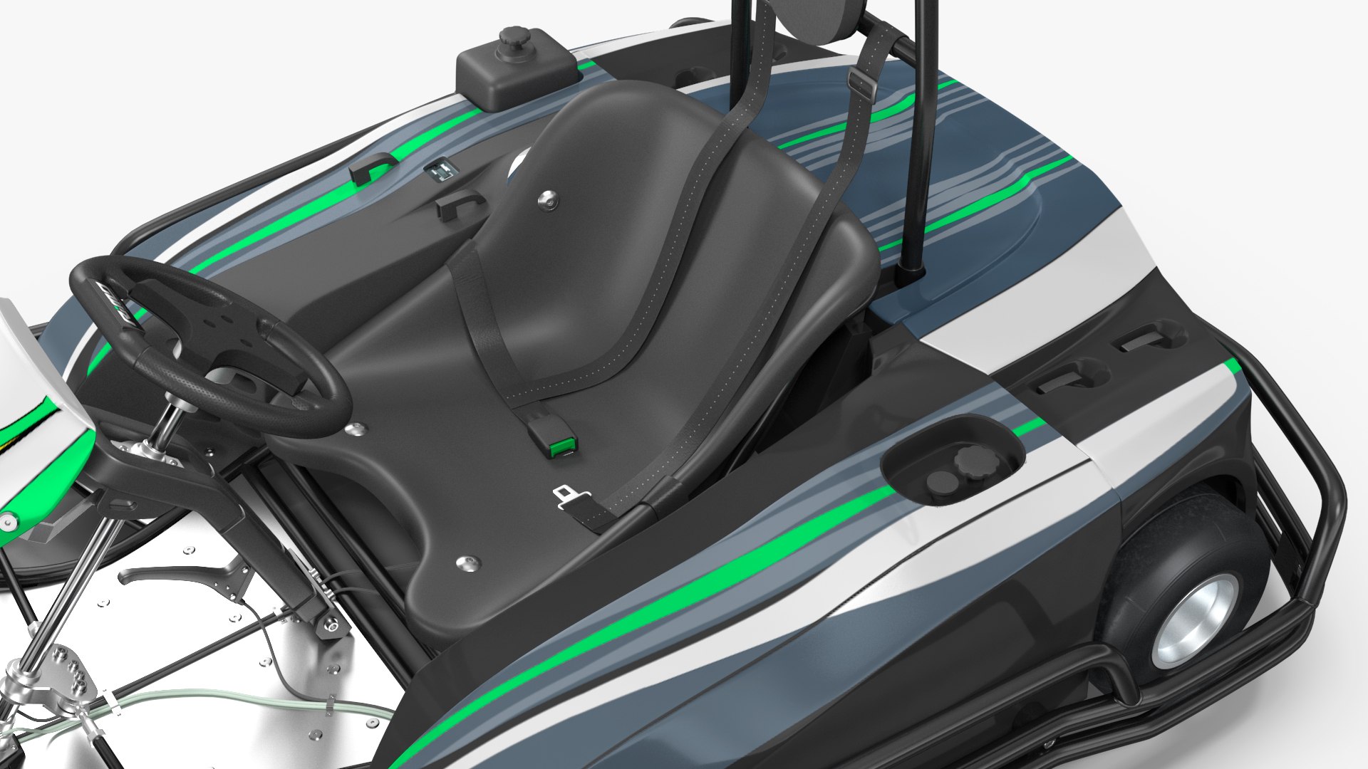 3D Petrol Powered Kart With Roll Bar Model - TurboSquid 1886758