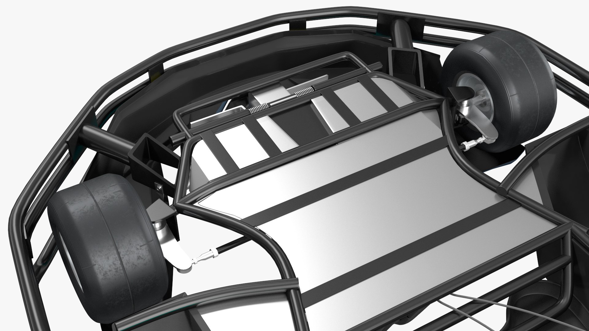 3D Petrol Powered Kart With Roll Bar Model - TurboSquid 1886758