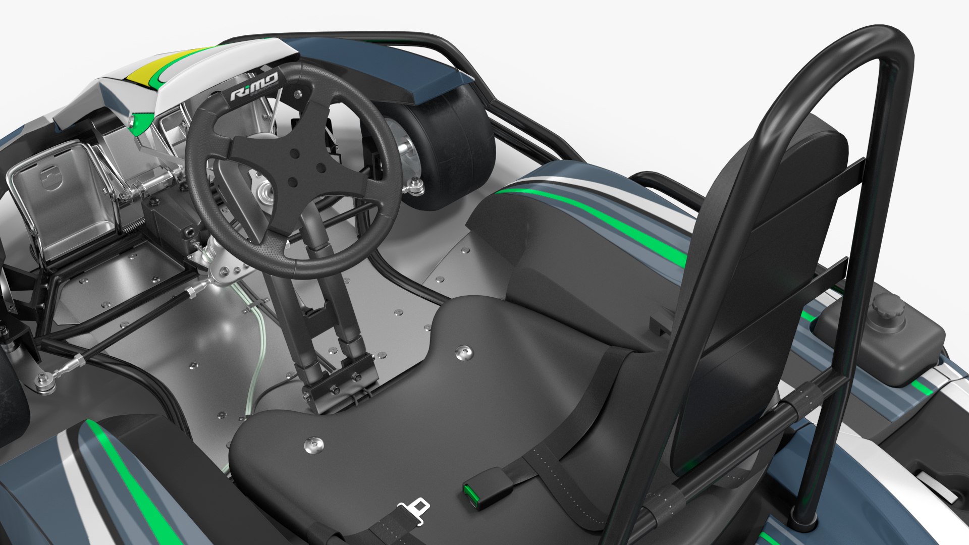 3D Petrol Powered Kart With Roll Bar Model - TurboSquid 1886758